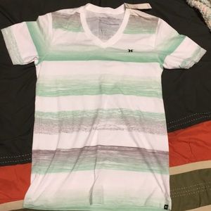 Hurley striped V-neck